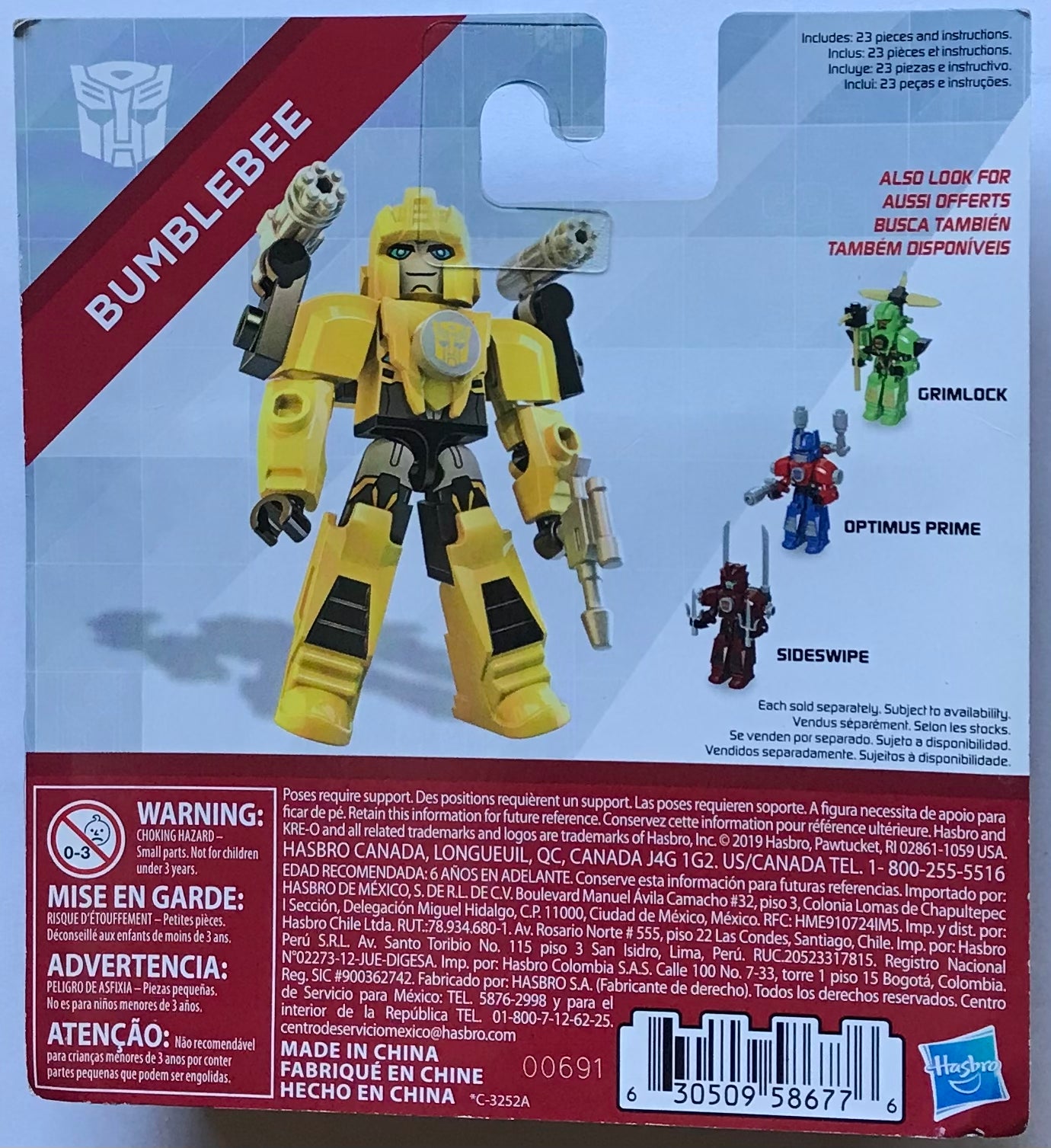 Kre-O Transformers Blizzard Strike Bumblebee Hasbro Building Toy