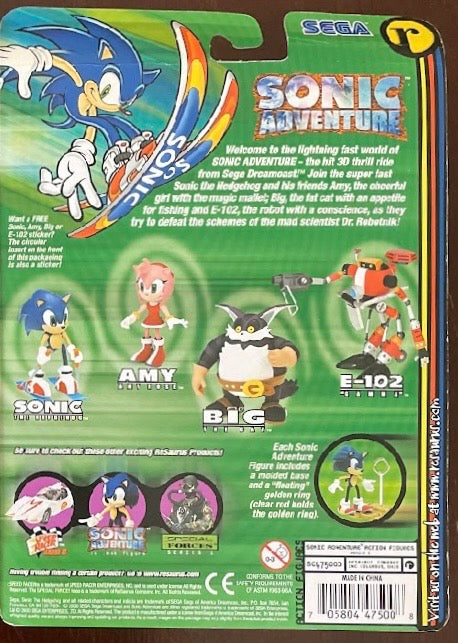 ReSaurus Sonic Adventure Amy Rose Series 2 Action Figure (B Condition)