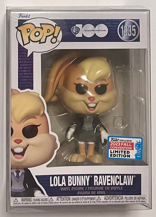 Pop! Looney Tunes WB 100 Lola Bunny Ravenclaw 2023 NYCC Exclusive Vinyl Figure #1335 + Protective Case