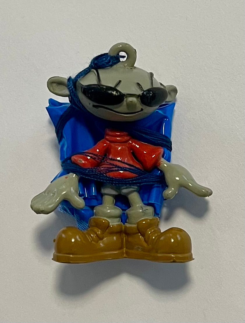 Tech2Go Codename: Kids Next Door Numbuh 1 Nigel 1.5” Collection Parachuter Figure (Used)