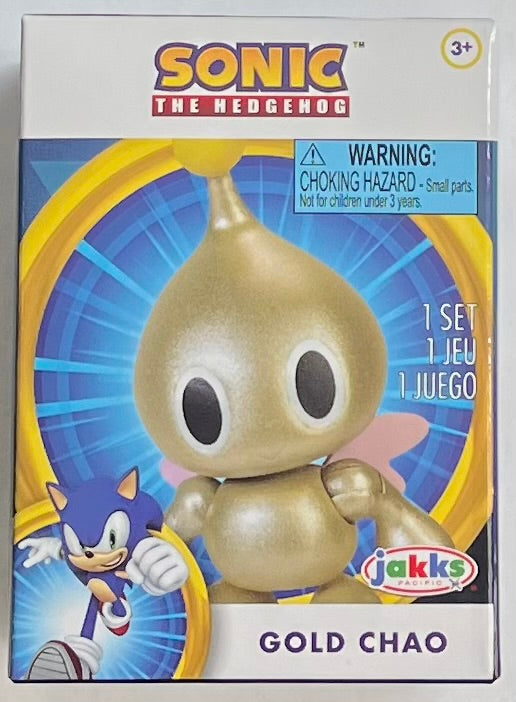 Jakks Sonic 2.5" Inch Boxed Gold Chao Figure