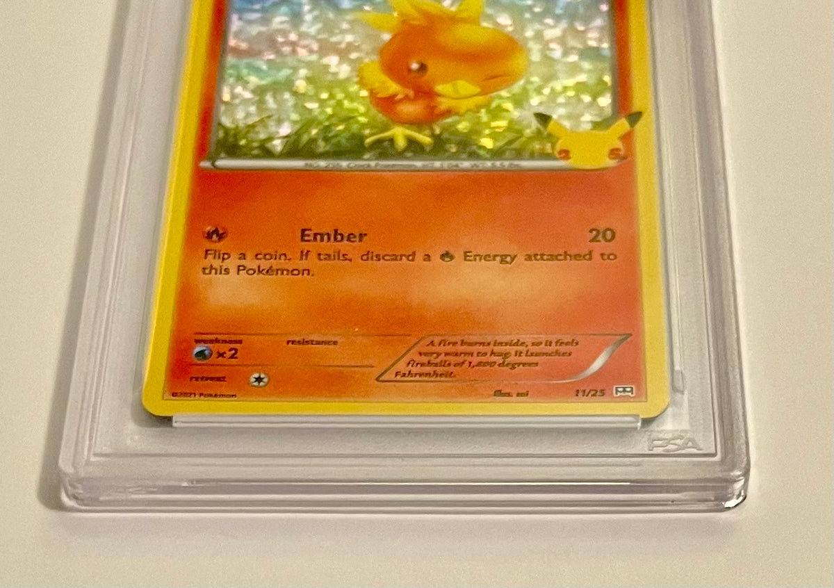 2021 Pokémon TCG McDonald’s Collection 25th Anniversary Torchic #11 Holo MINT (PSA 9)