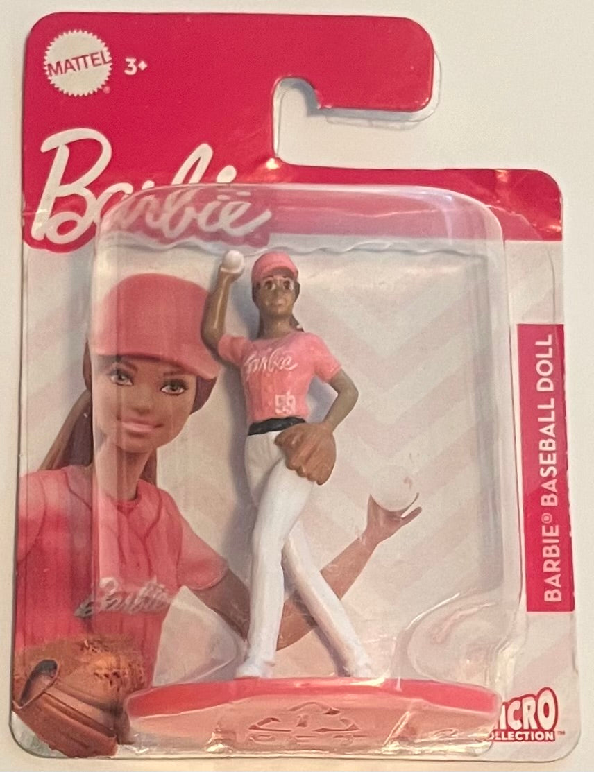 Mattel Micro Collection Barbie Baseball Doll (B Condition)