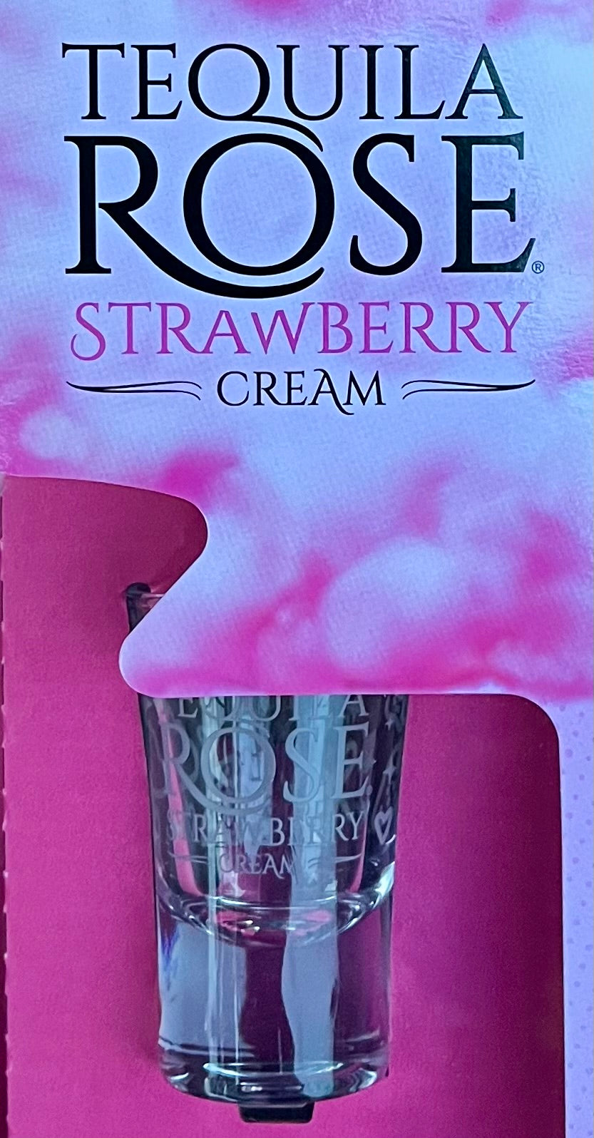 Tequila Rose Strawberry Cream XOXO Shot Glass