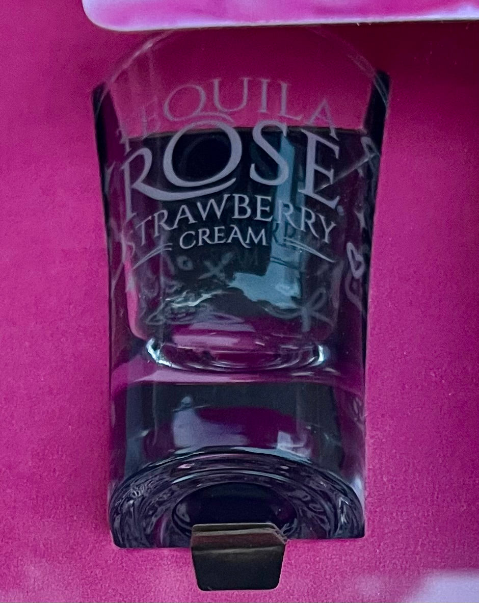 Tequila Rose Strawberry Cream XOXO Shot Glass