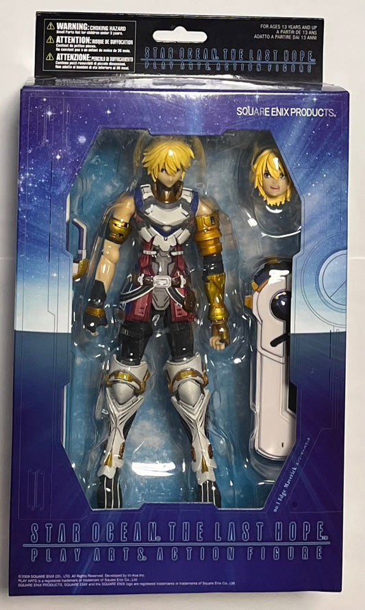 Play Arts Star Ocean The Last Hope Edge Maverick Action Figure (B Condition)