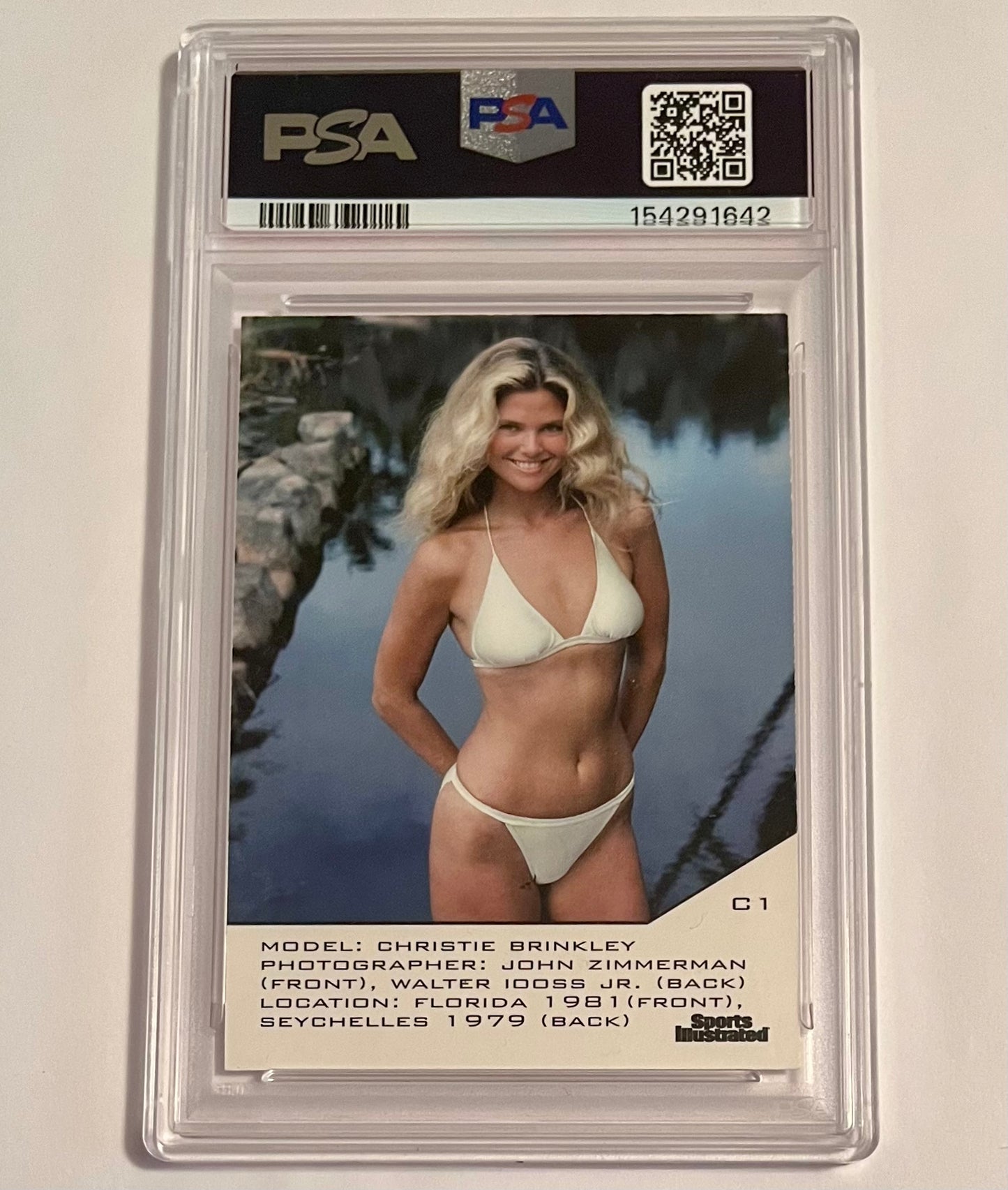 2003 Sports Illustrated Swimsuit Classic 1981 Christie Brinkley #C1 NM-MT (PSA 8)