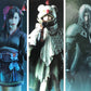 Play Arts Kai Final Fantasy VII Remake Exotic Dress Tifa, Intergrade Yuffie, & Sephiroth Figure BUNDLE/LOT