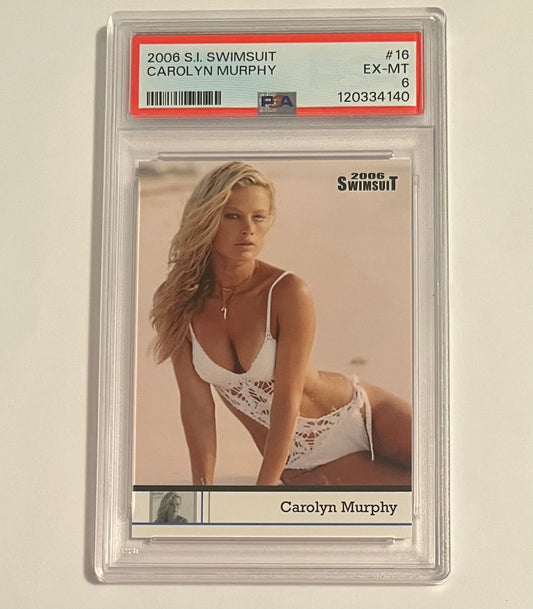 2006 Sports Illustrated Swimsuit Carolyn Murphy Card #16 EX-MT (PSA 6)