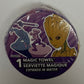 Peachtree Playthings Marvel Guardians Games Groot Magic Towel Serviette Magique (Expands in Water)