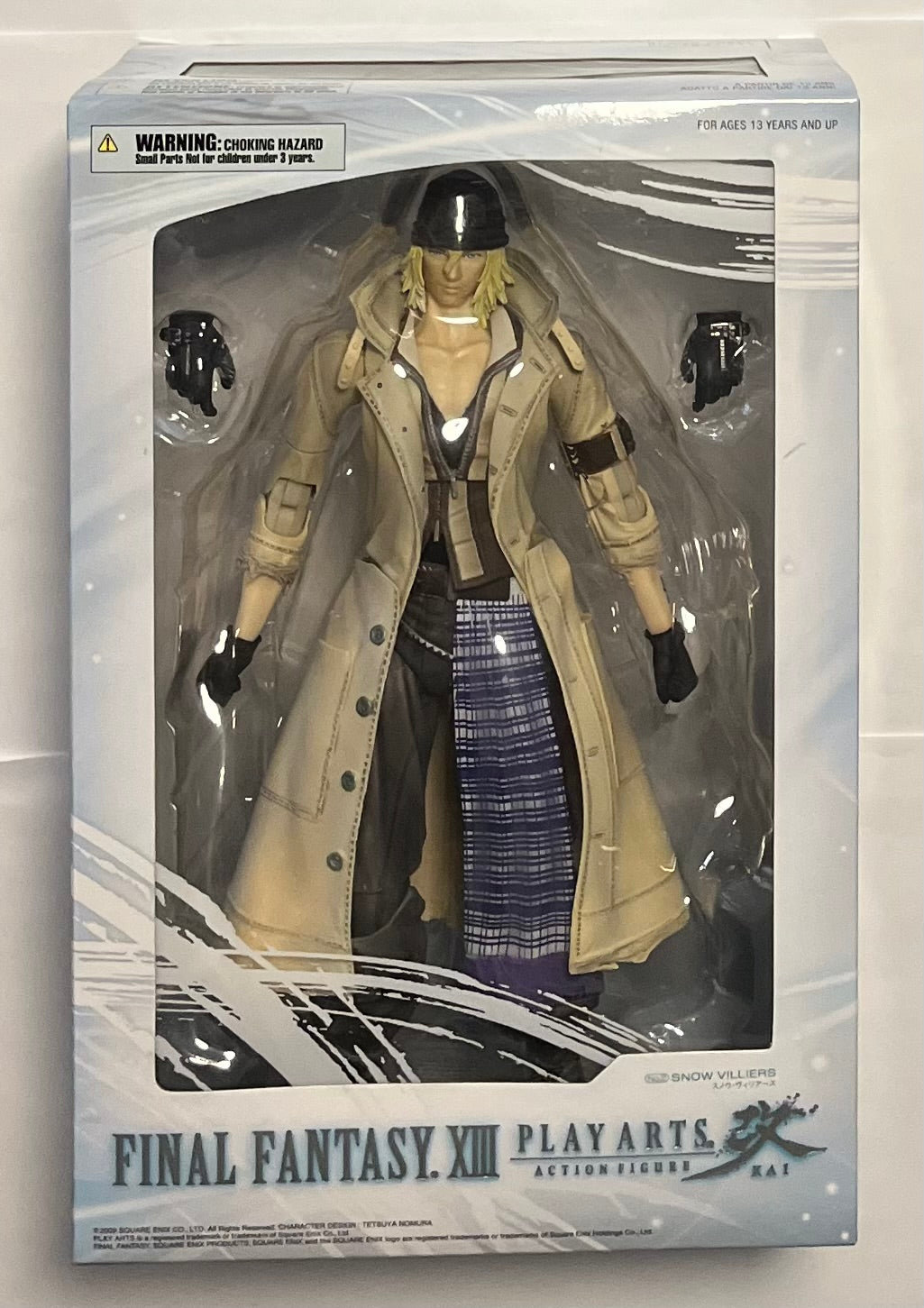 Play Arts Kai Final Fantasy XIII (13) Snow Villiers Action Figure