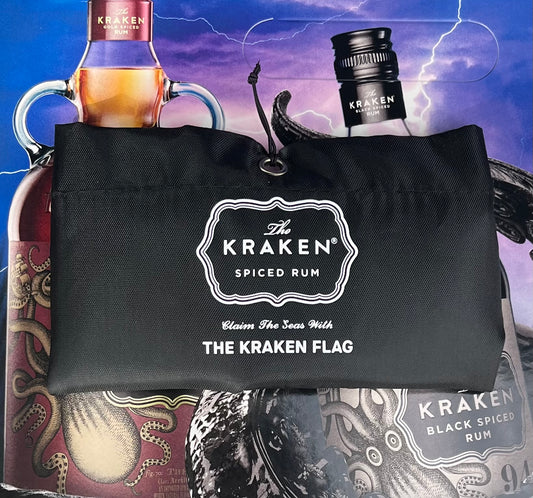 The Kraken Spiced Rum The Kraken Flag Mini