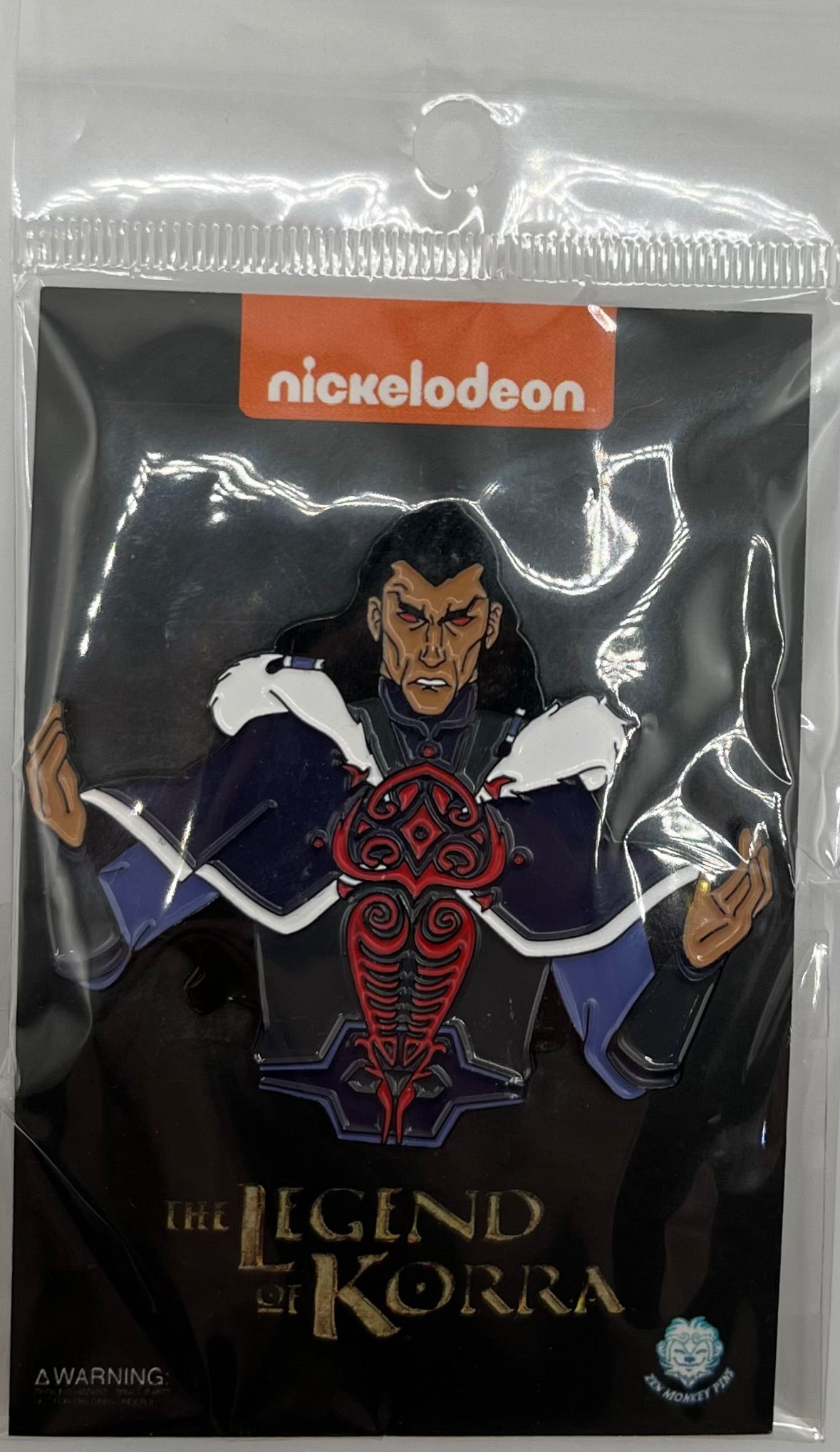 Zen Monkey Studios The Legend of Korra Unalaq Soft Enamel Pin