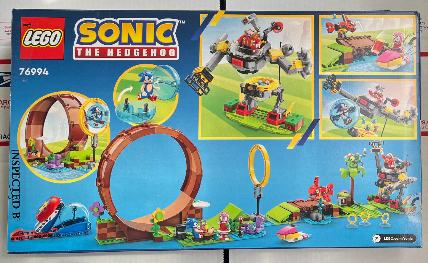 LEGO Sonic the Hedgehog Sonic's Green Hill Zone Loop Challenge Set #76994