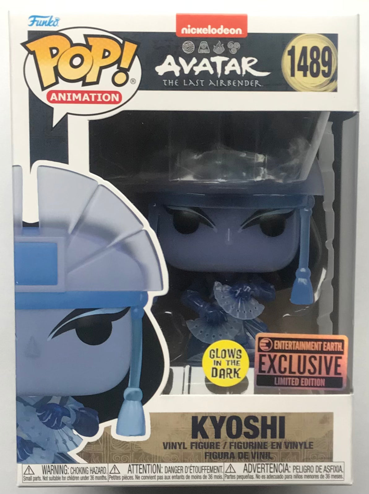 Pop! Avatar: The Last Airbender Kyoshi Vinyl Figure #1489 - Entertainment Earth Exclusive