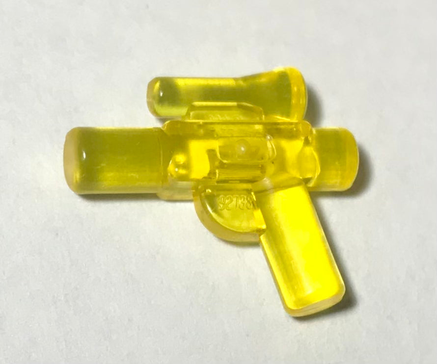 Prototype LEGO Star Wars Blaster with Scope 92738 (Translucent Yellow) (Used)