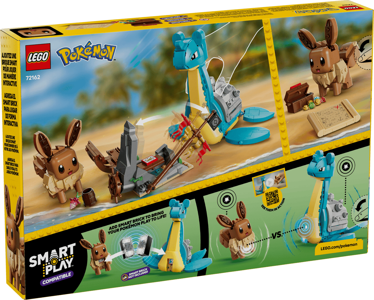 LEGO Pokémon Eevee and Lapras's Treasure Hunt 72162