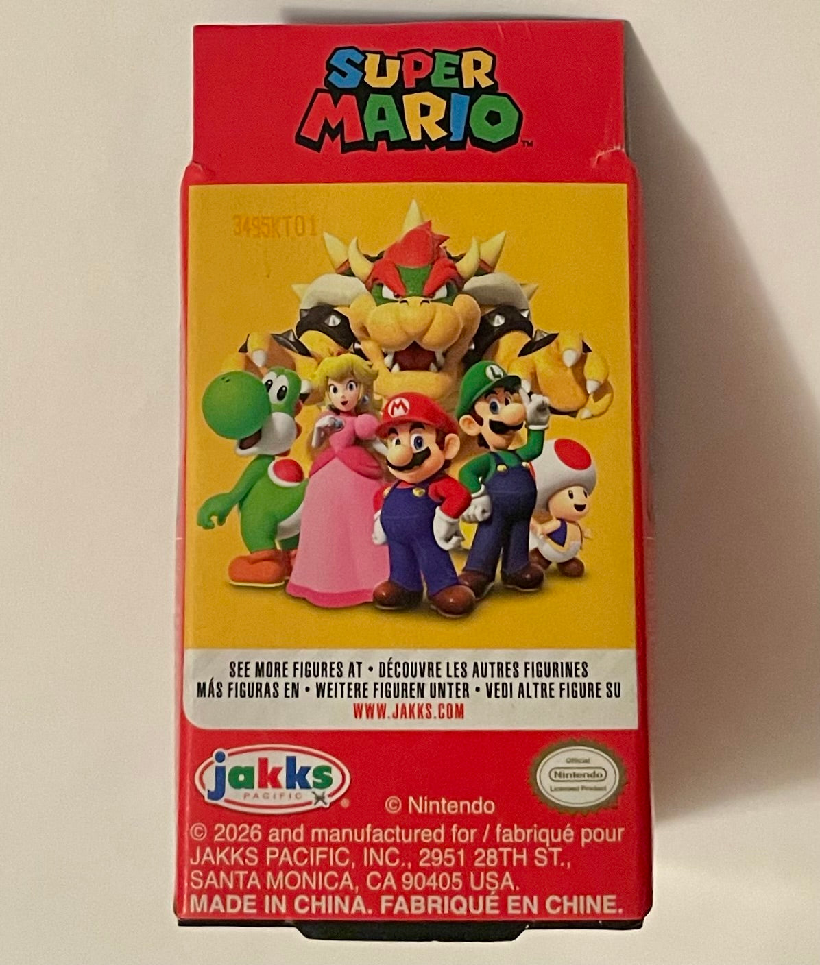 Jakks Super Mario Bowser Jr. “Bowsy” 2.5” Inch Articulated Figure Checklane (B Condition)