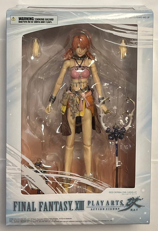 Play Arts Kai Final Fantasy XIII (13) Vanille Figure (B Condition)