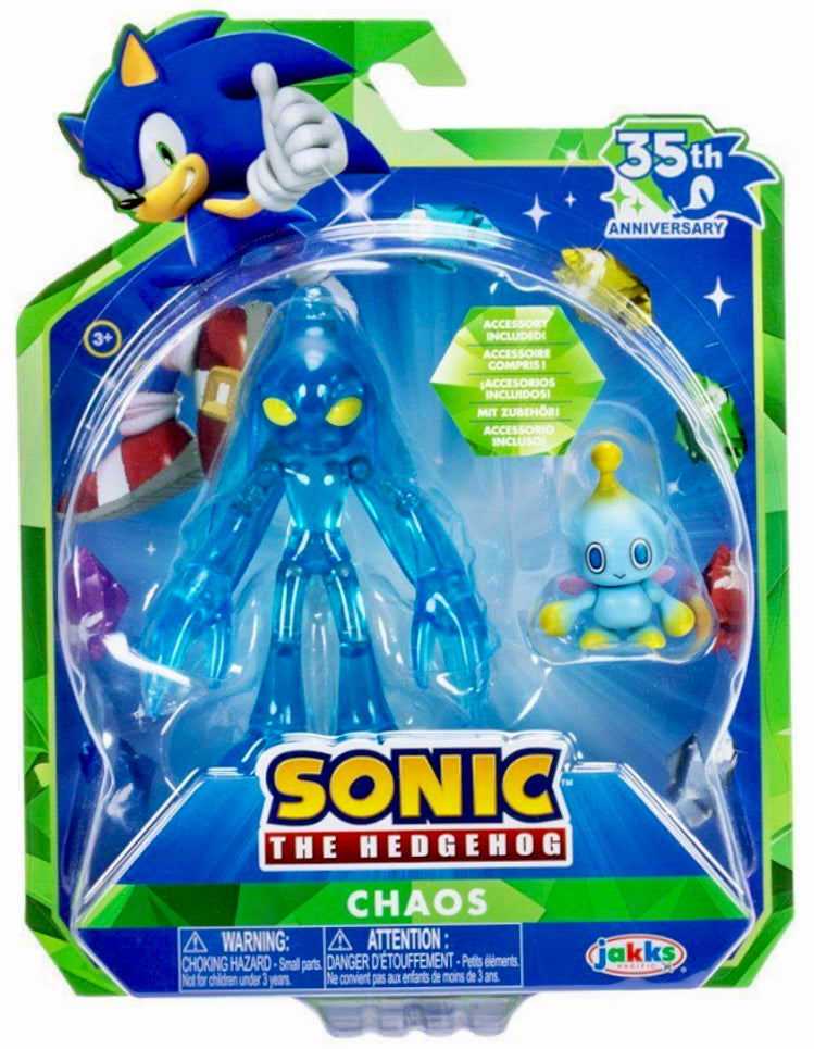 Jakks Sonic 4" Inch Wave 24 Chaos Articulated Figure with Chao Accessory
