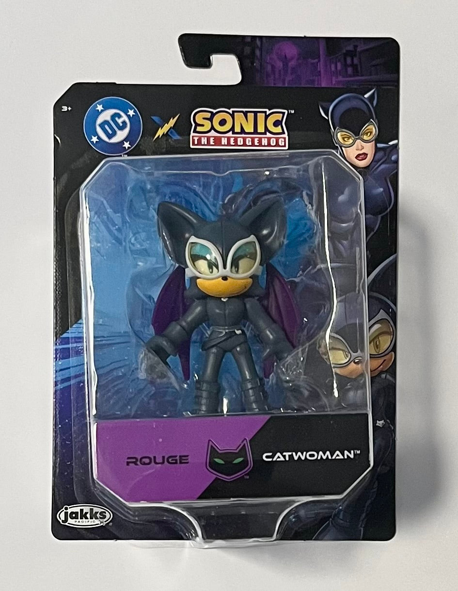 Jakks DC Sonic 2.5" Rouge as Catwoman Articulated Action Figure