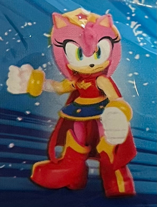 Jakks DC Sonic 2.5" Amy as Wonder Woman Articulated Figure Series 1