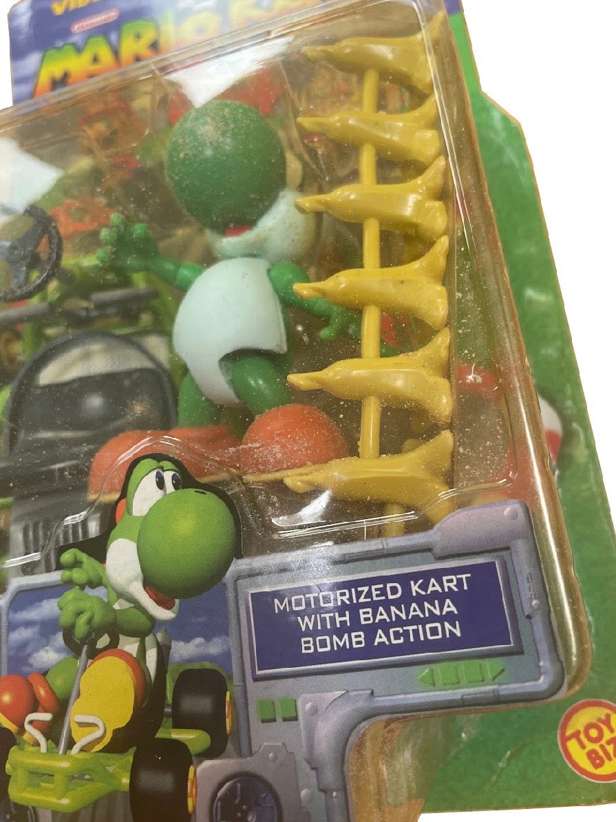 ToyBiz Mario Kart 64 Yoshi Figure with Bananas (D Condition)