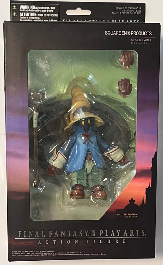 Play Arts Final Fantasy IX (9) Vivi Ornitier Action Figure (B Condition)