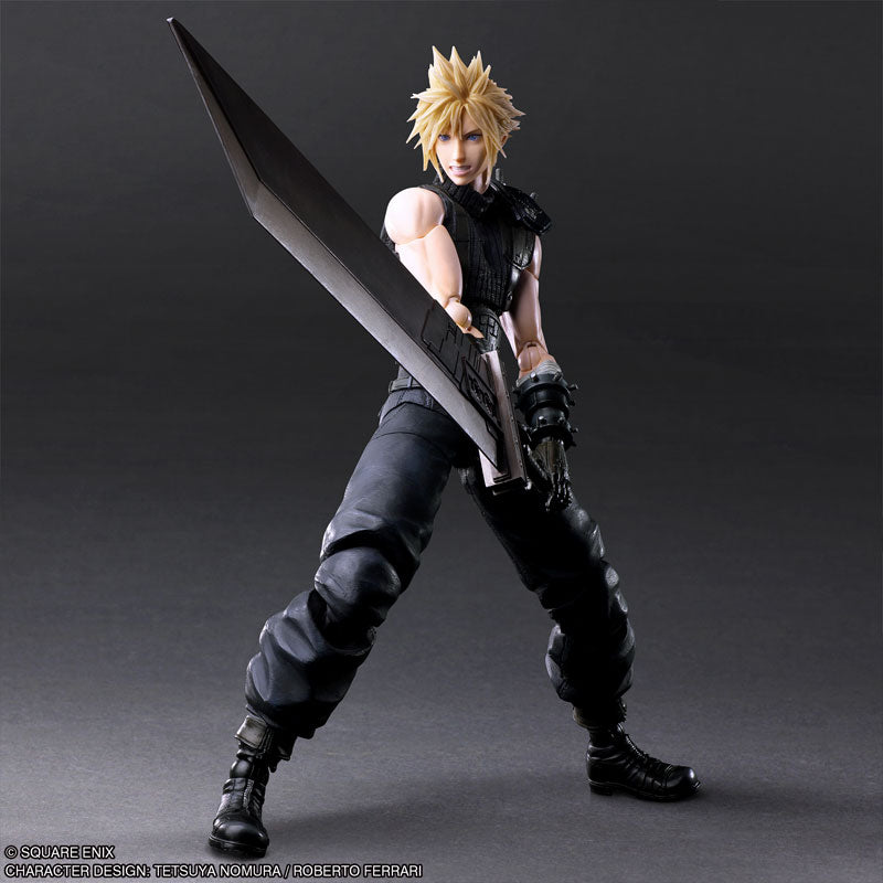 Play Arts Kai Cloud Strife Version 2 Final Fantasy VII (7) Remake Action Figure (New Face) (Pre-Order)