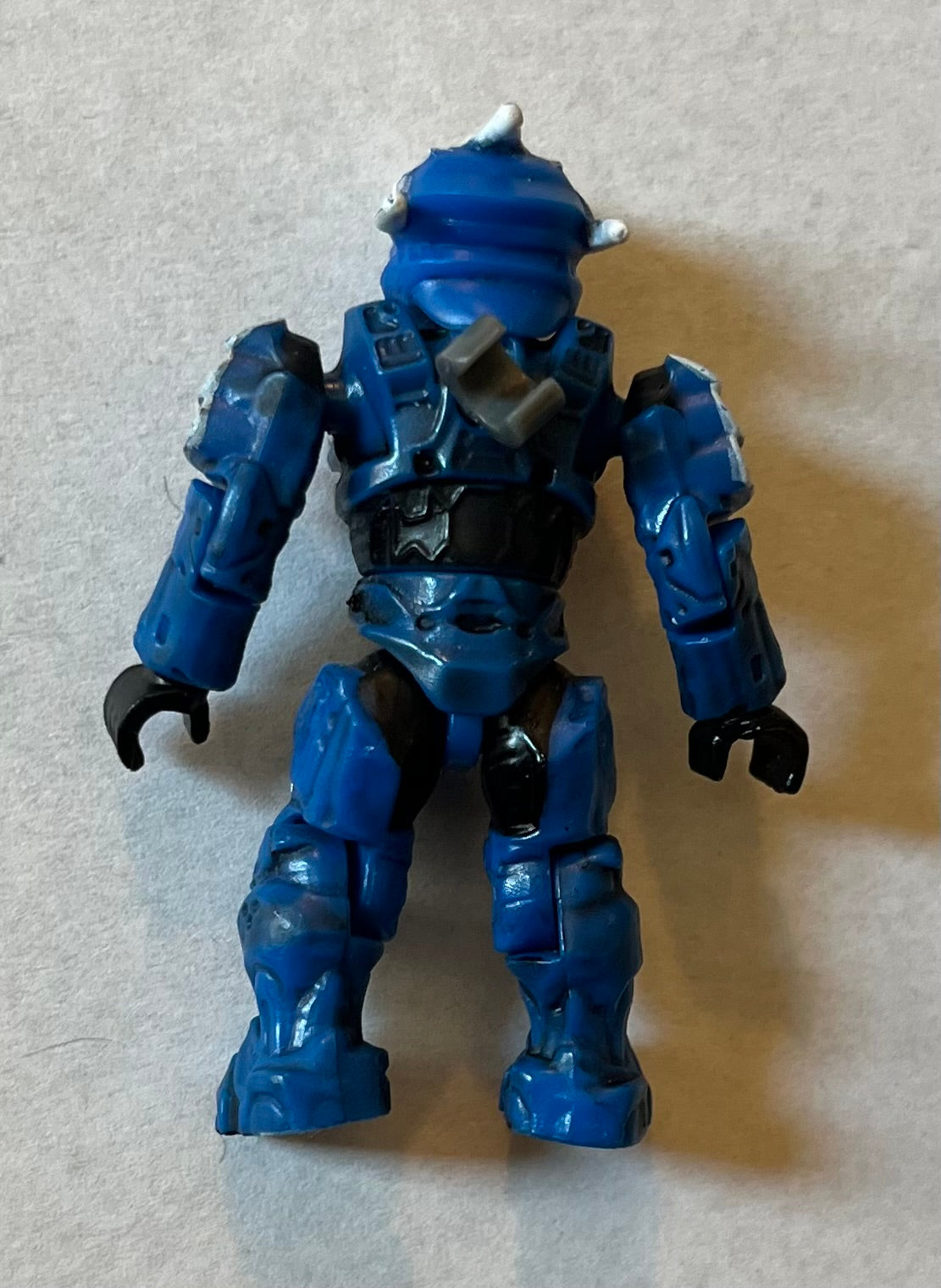 Mega Bloks Halo Katana Spartan Figure (Blue) (Used)