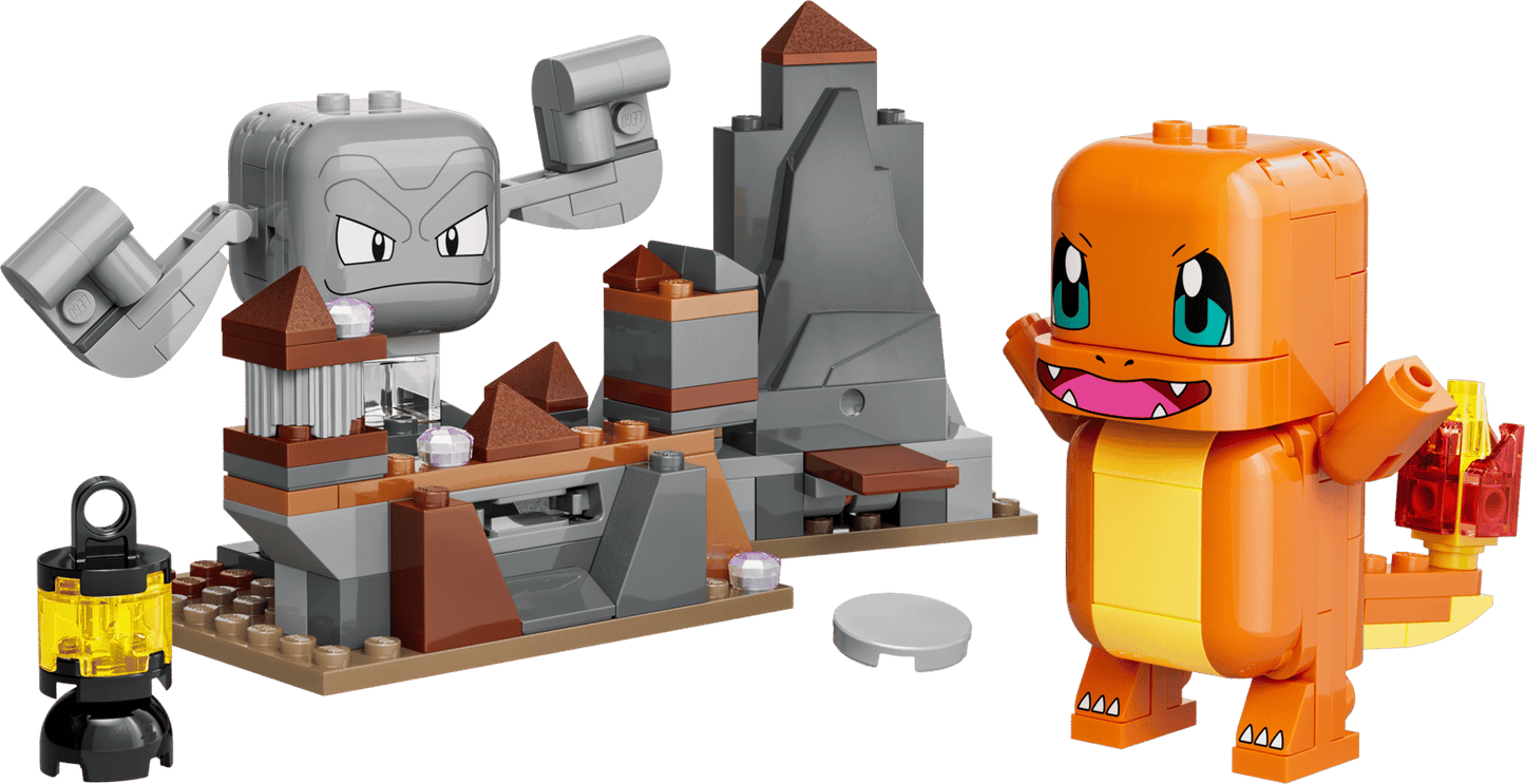 LEGO Pokémon Charmander and Geodude's Cavern Clash 72157