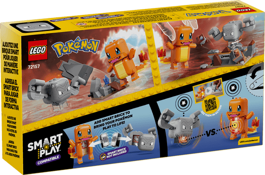 LEGO Pokémon Charmander and Geodude's Cavern Clash 72157