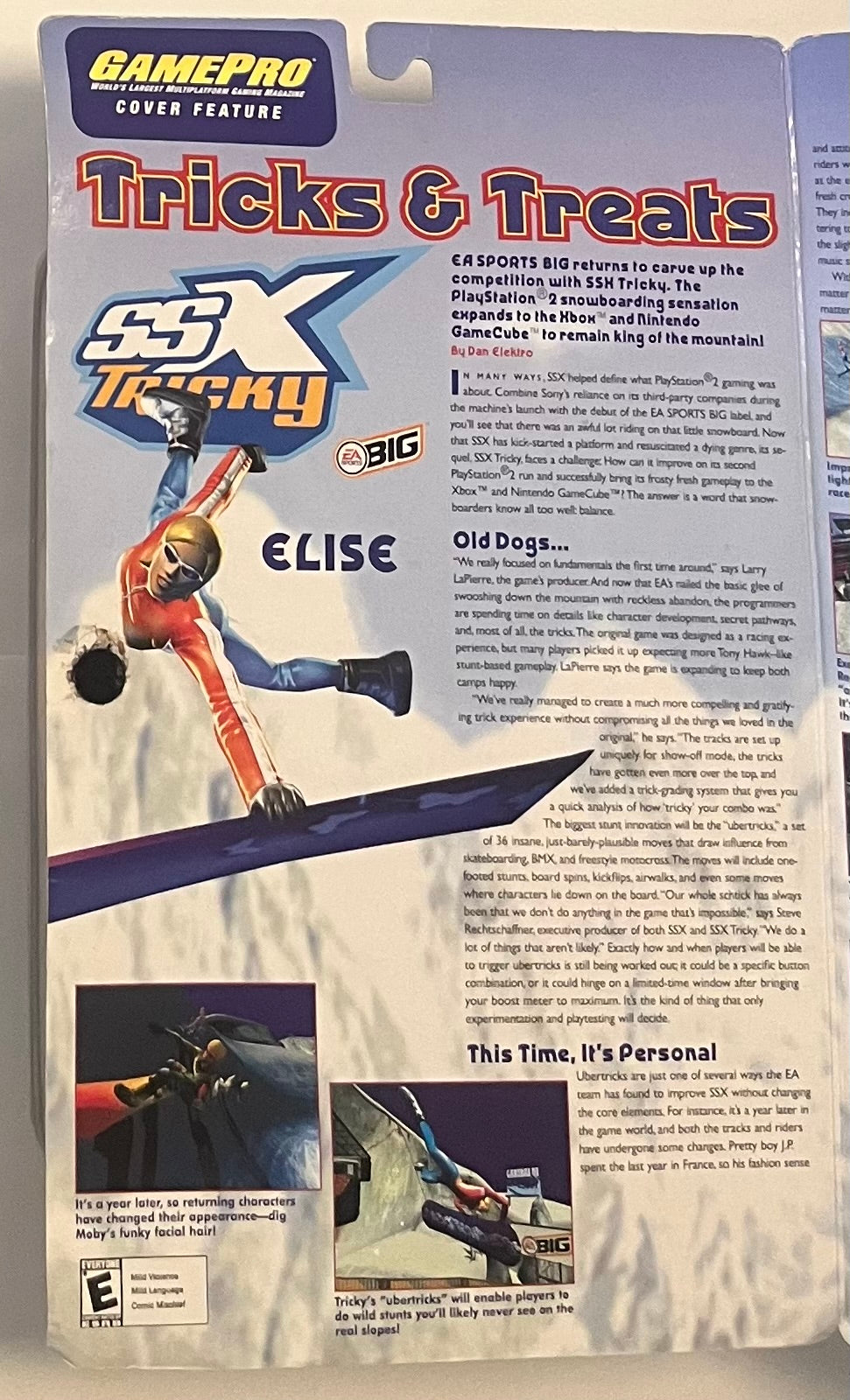 Joyride Studios SSX Tricky GamePro Series 1 Elise Figure (C Condition)