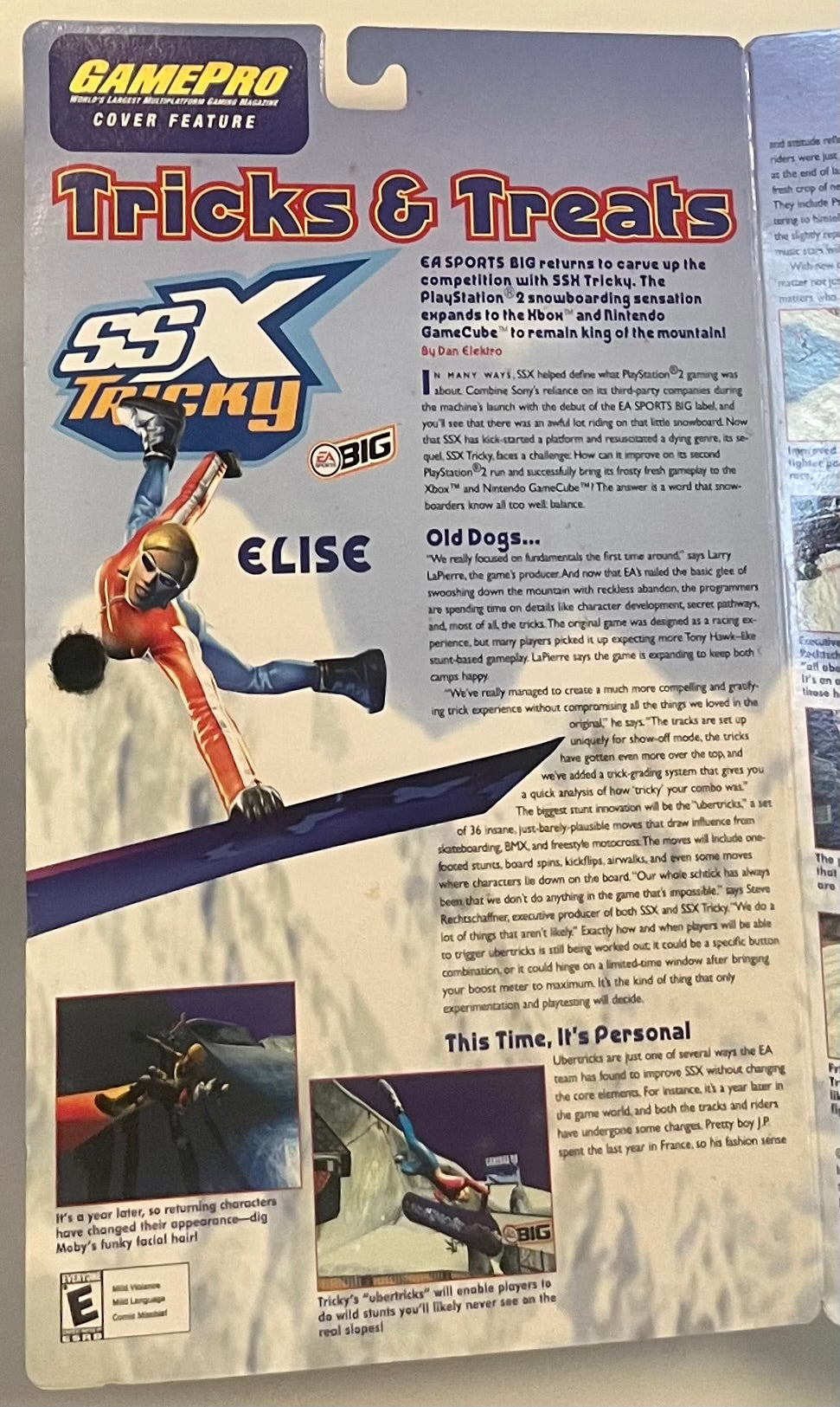 Joyride Studios SSX Tricky GamePro Series 1 Elise Figure Version 2