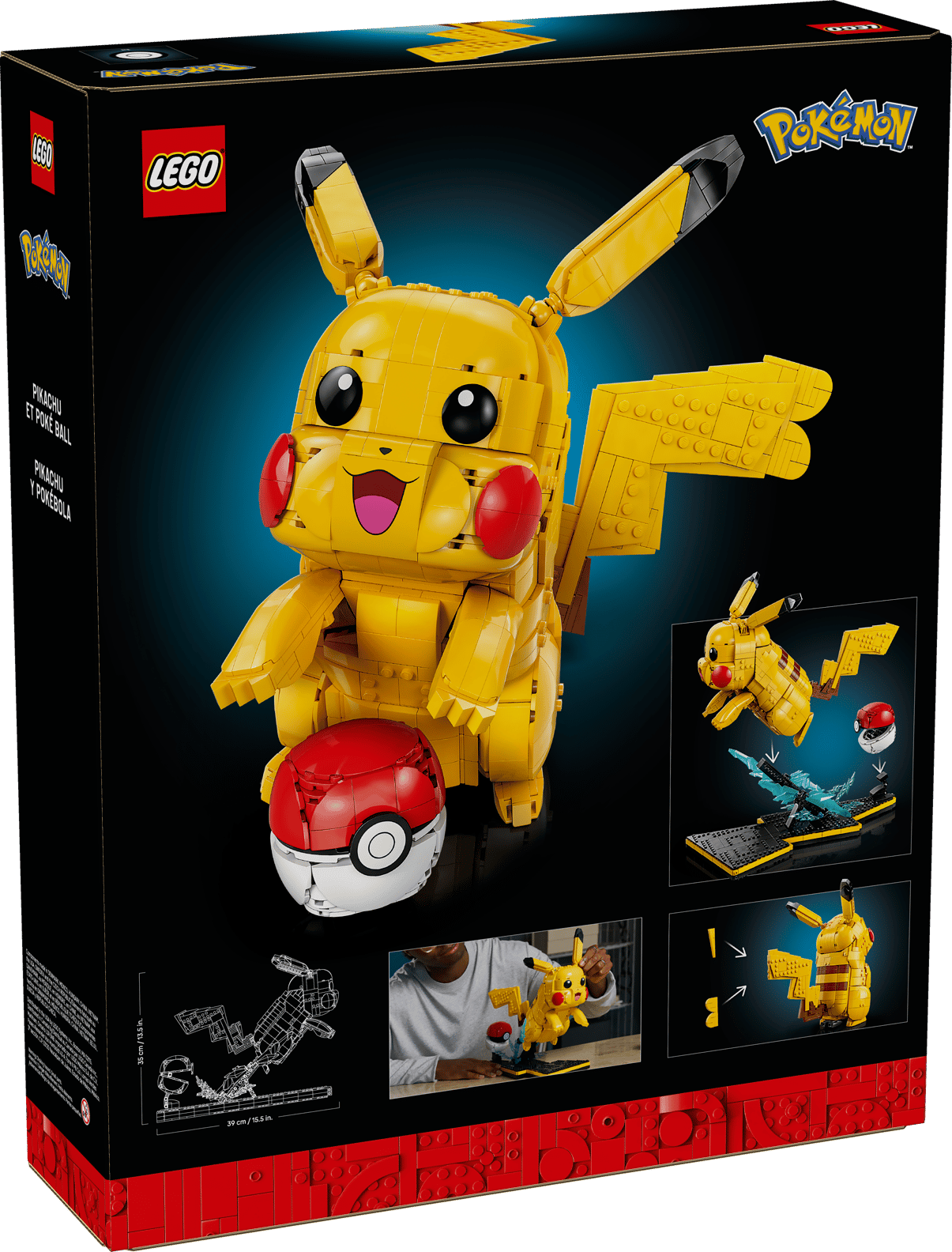 LEGO Pokémon Pikachu and Poké Ball 72152