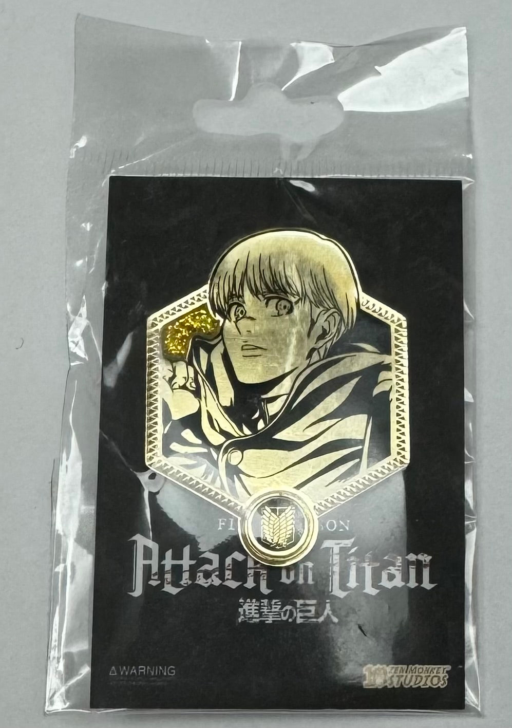 Zen Monkey Studios Attack on Titan Golden Armin Enamel Pin