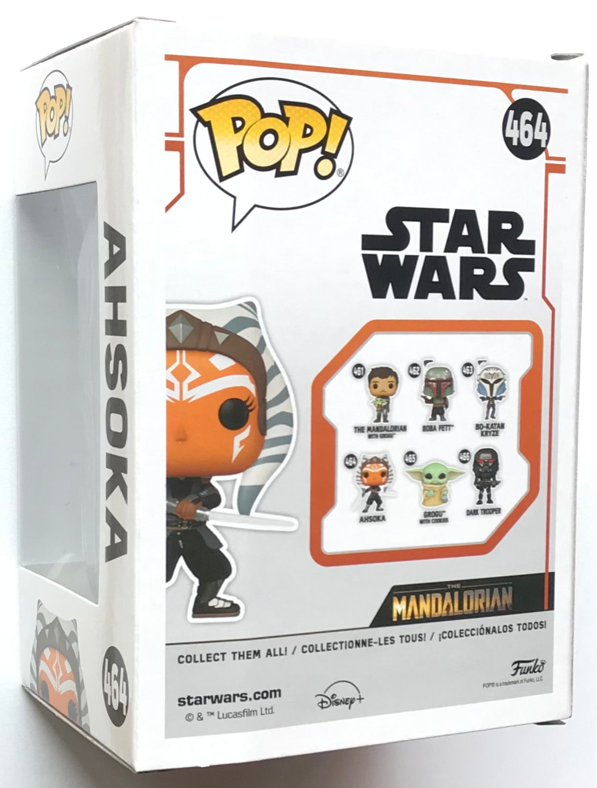 Pop! Star Wars: The Mandalorian Ahsoka Vinyl Figure #464