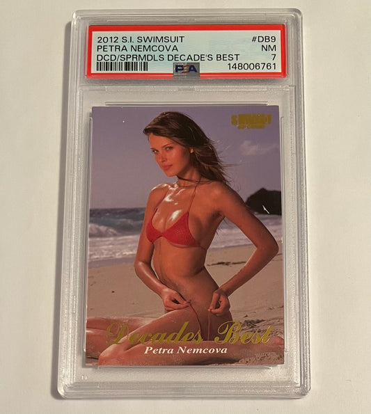 2012 Sports Illustrated Swimsuit Supermodels Decade’s Best Petra Němcová Card #DB9 NM (PSA 7)