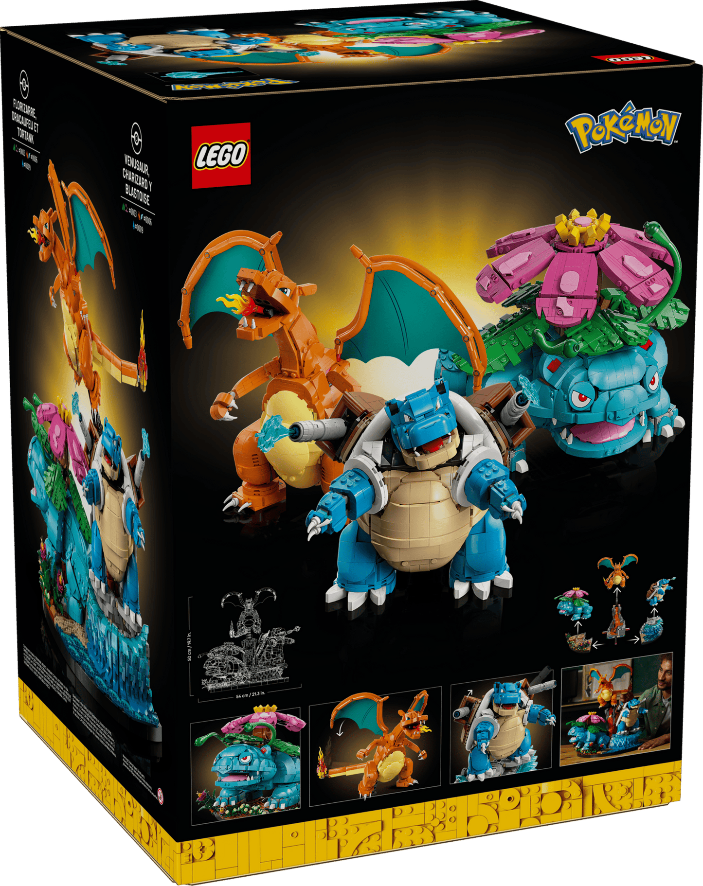 LEGO Pokémon Venusaur, Charizard and Blastoise #0003 #0006 #0009 72153