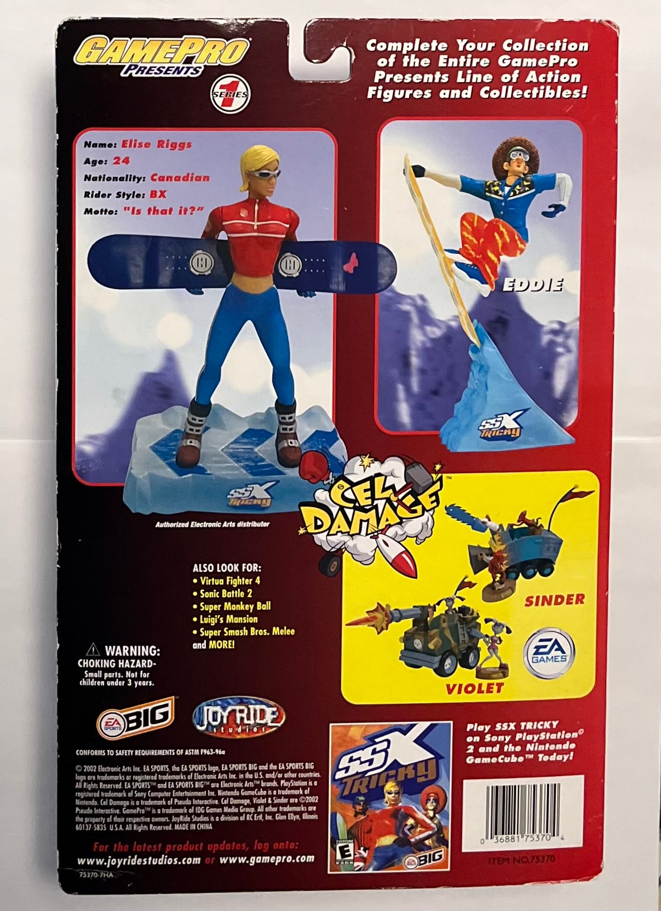 Joyride Studios SSX Tricky GamePro Series 1 Elise Figure