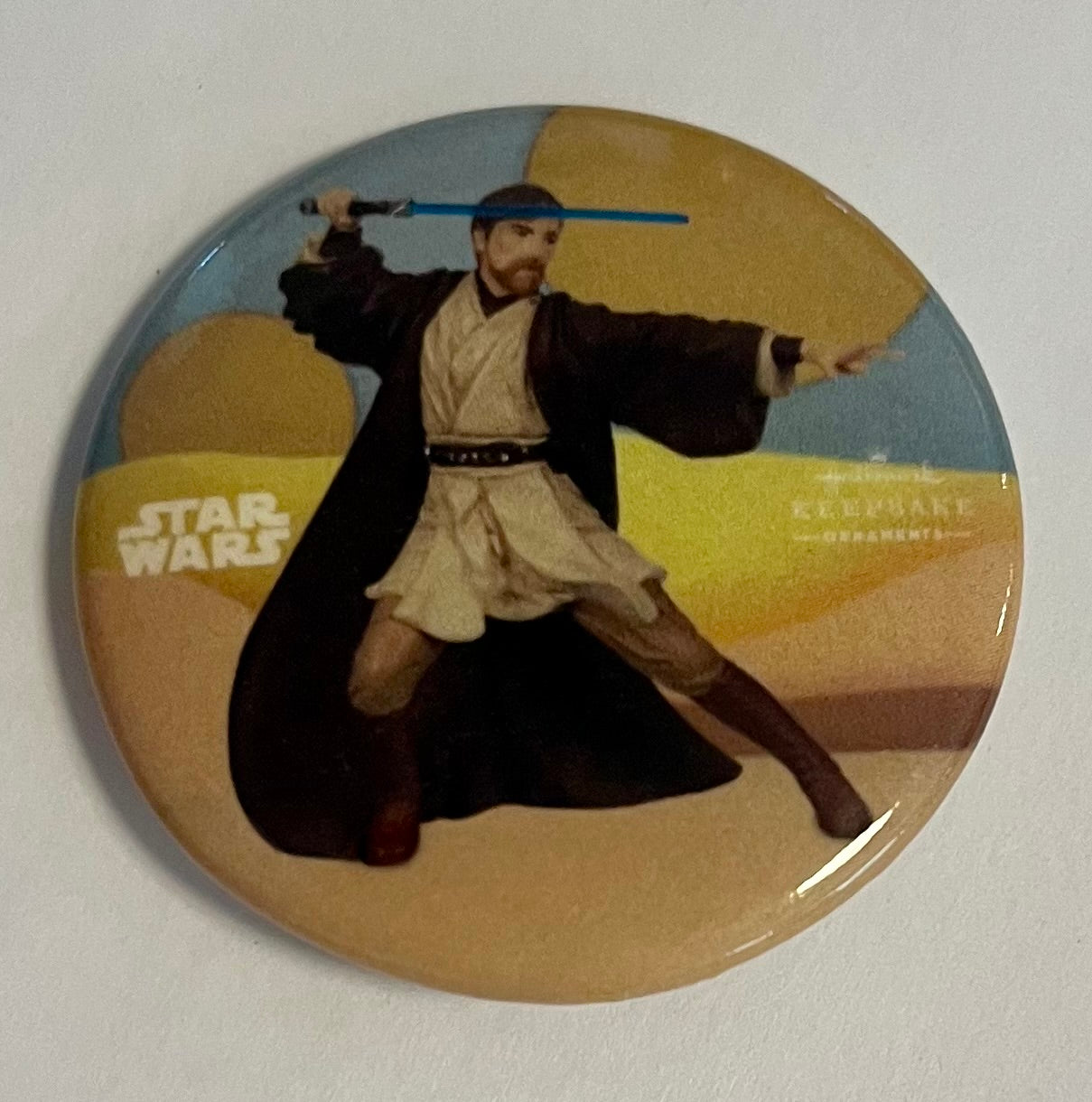 2022 SDCC Hallmark Star Wars Obi-Wan Kenobi Keepsake Pin Button