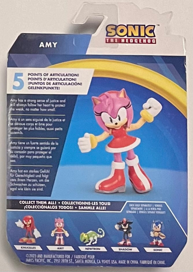 Jakks Sonic 2.5" Inch Wave 12 Amy Rose Articulated Figure