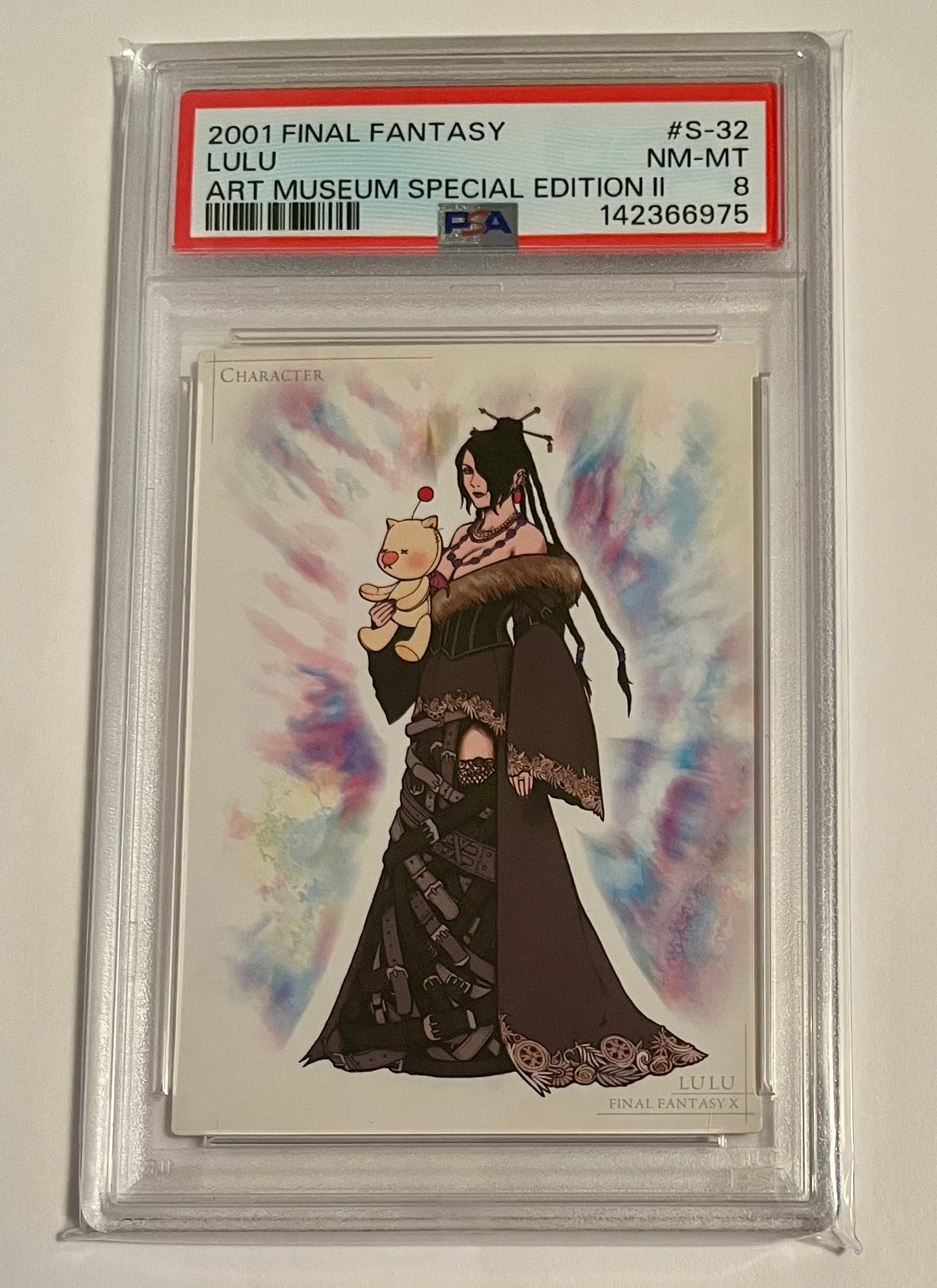 2001 Final Fantasy X Art Museum Lulu Special Edition II #S-32 NM-MT (PSA 8)