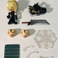 Trading Arts Kai Final Fantasy VII (7) Advent Children Cloud Strife Mini Figure (Used) (Incomplete)