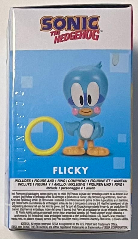 Jakks Sonic 2.5" Inch Boxed Flicky Figure Wave 17 Checklane