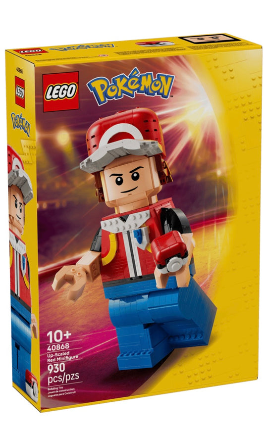 LEGO Pokémon Up-Scaled Red Minifigure 40868