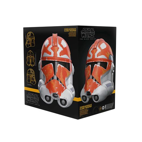 (Pre-Order) Hasbro Star Wars The Black Series 332nd Ahsoka’s Clone Trooper Electronic Helmet Prop Replica