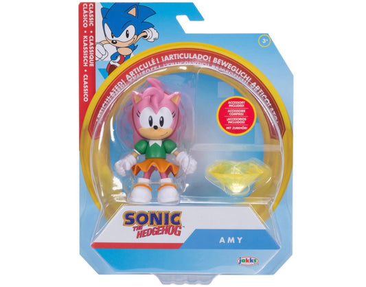 Jakks Sonic 4" Inch Articulated Figure Classic Amy