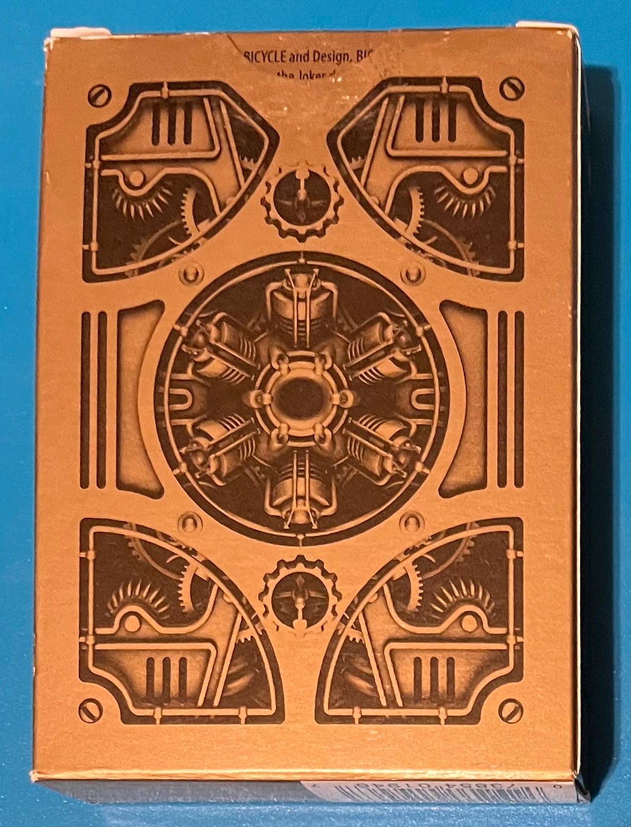 Steam Punk Gold Bicycle Playing Cards (Used)