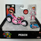 Jakks Super Mario Bros. The Movie. Peach 2.5" Inch Racer Figure